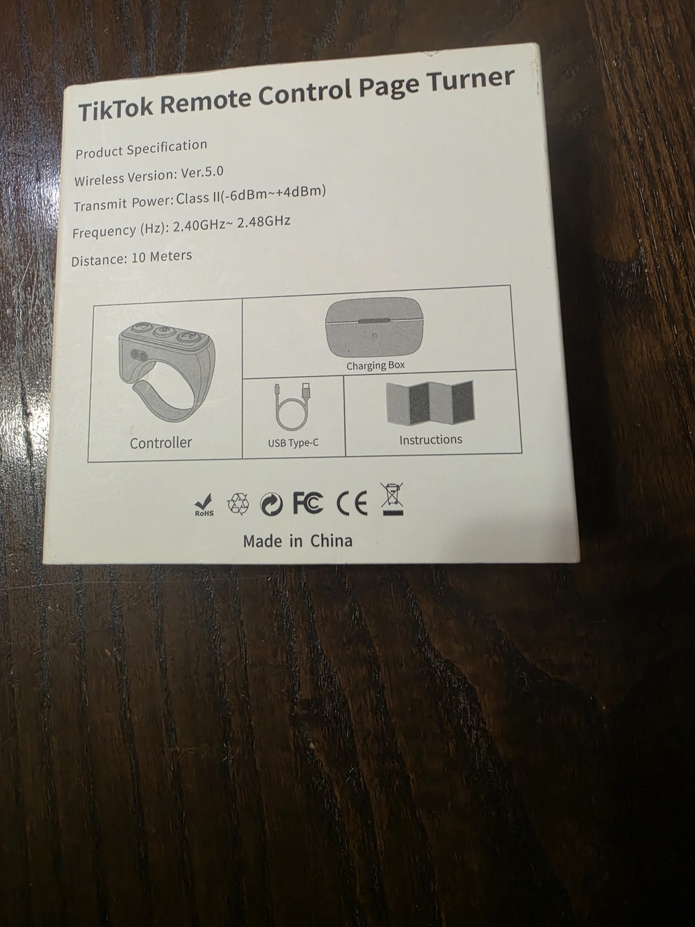 Remote Control Page Turner - White